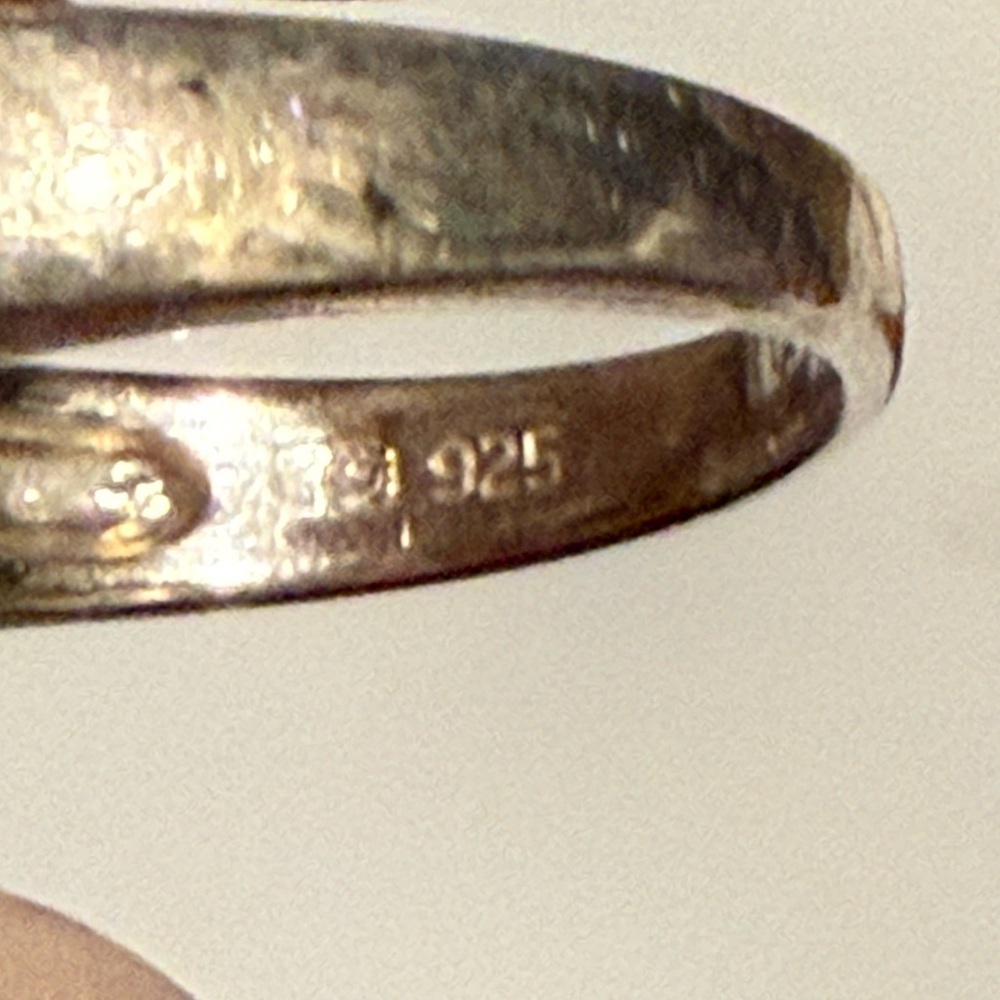 Multi-Color Gemstone Silver Ring - Picture 4 of 4